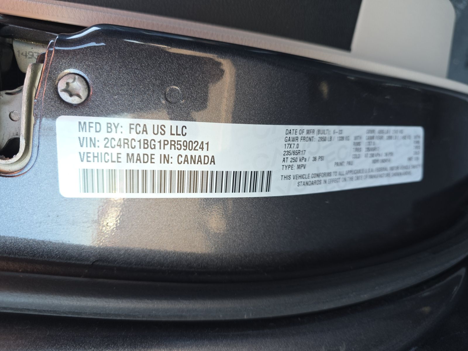 2023 Chrysler Pacifica Touring L FWD