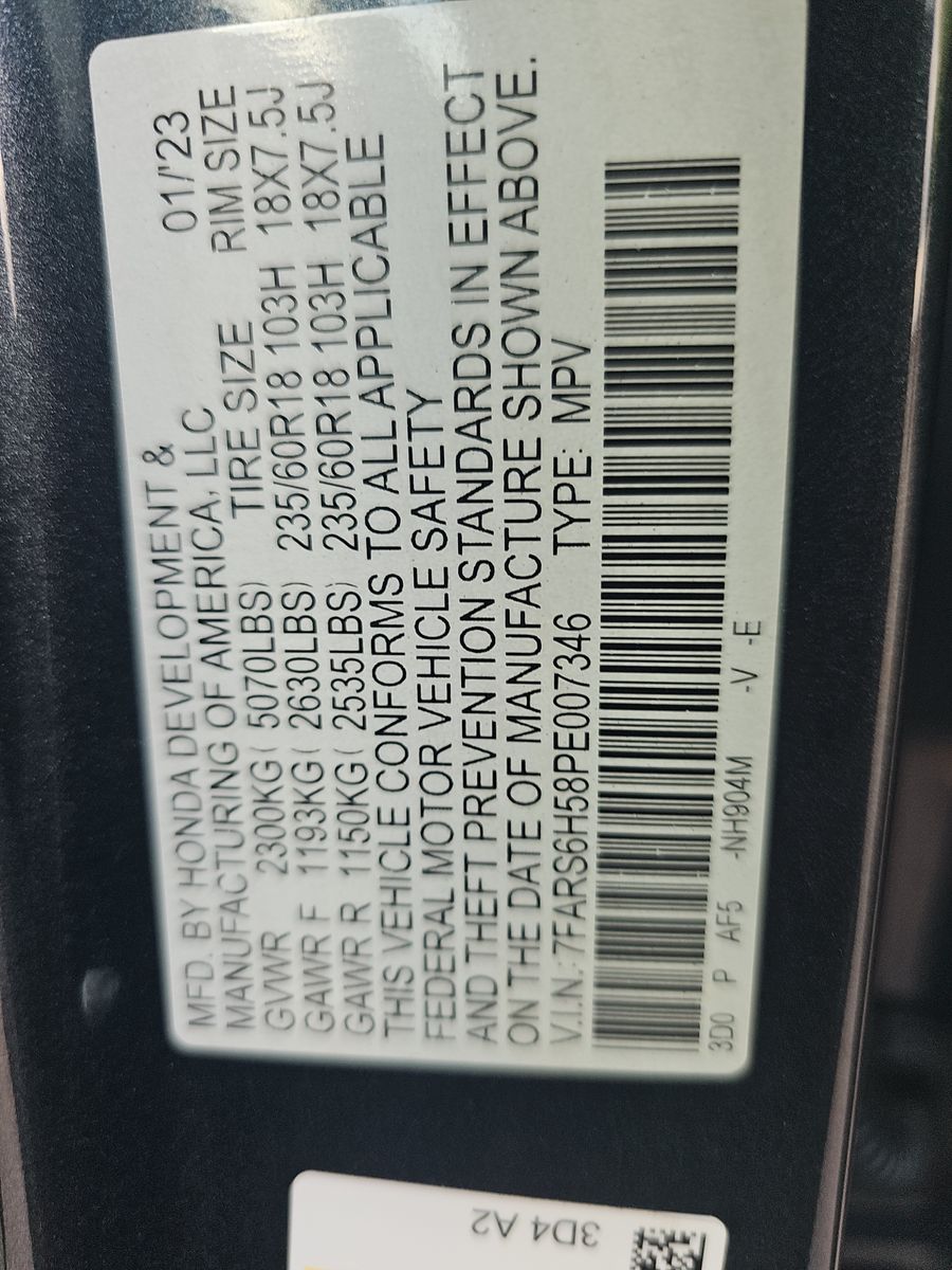 2023 Honda CR-V Hybrid Sport AWD