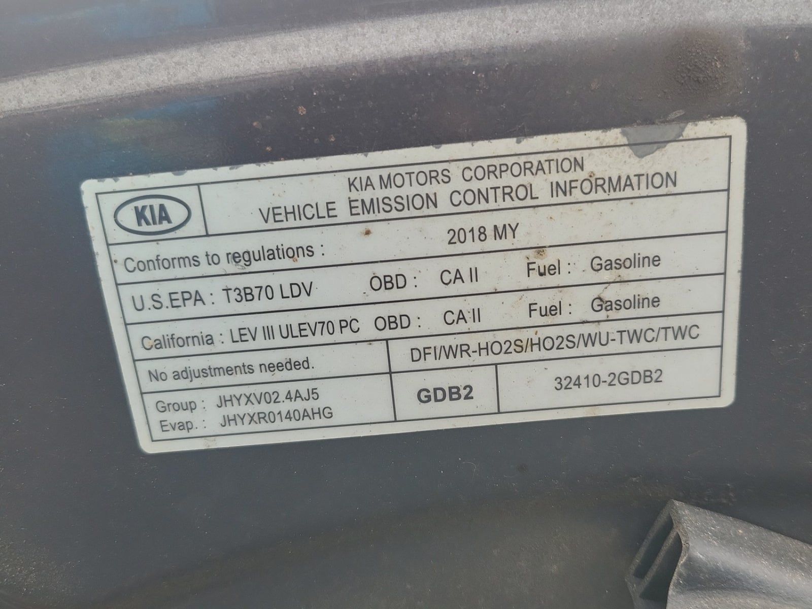 2018 Kia Optima S FWD