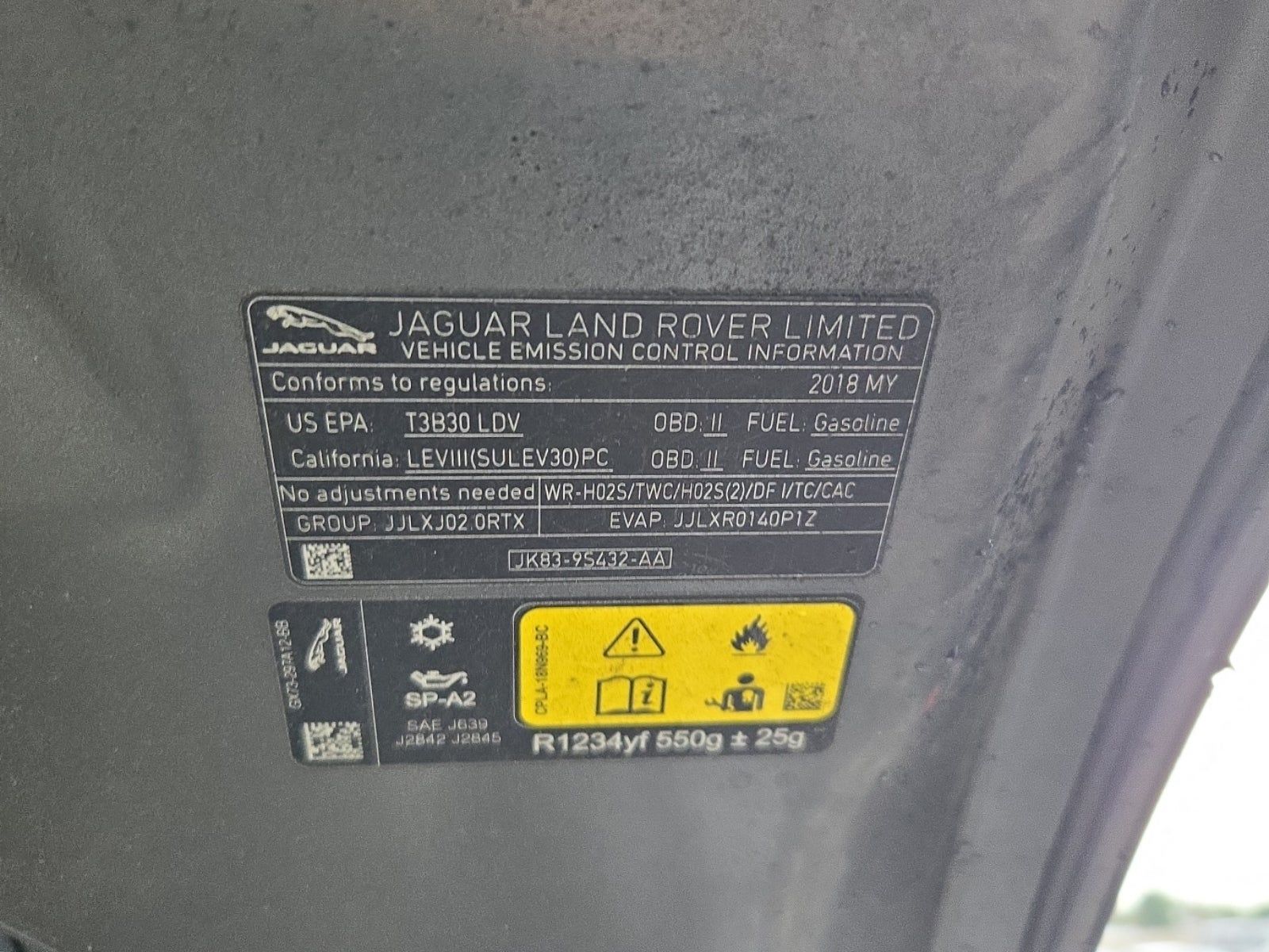 2018 Jaguar F-PACE 25t Prestige AWD