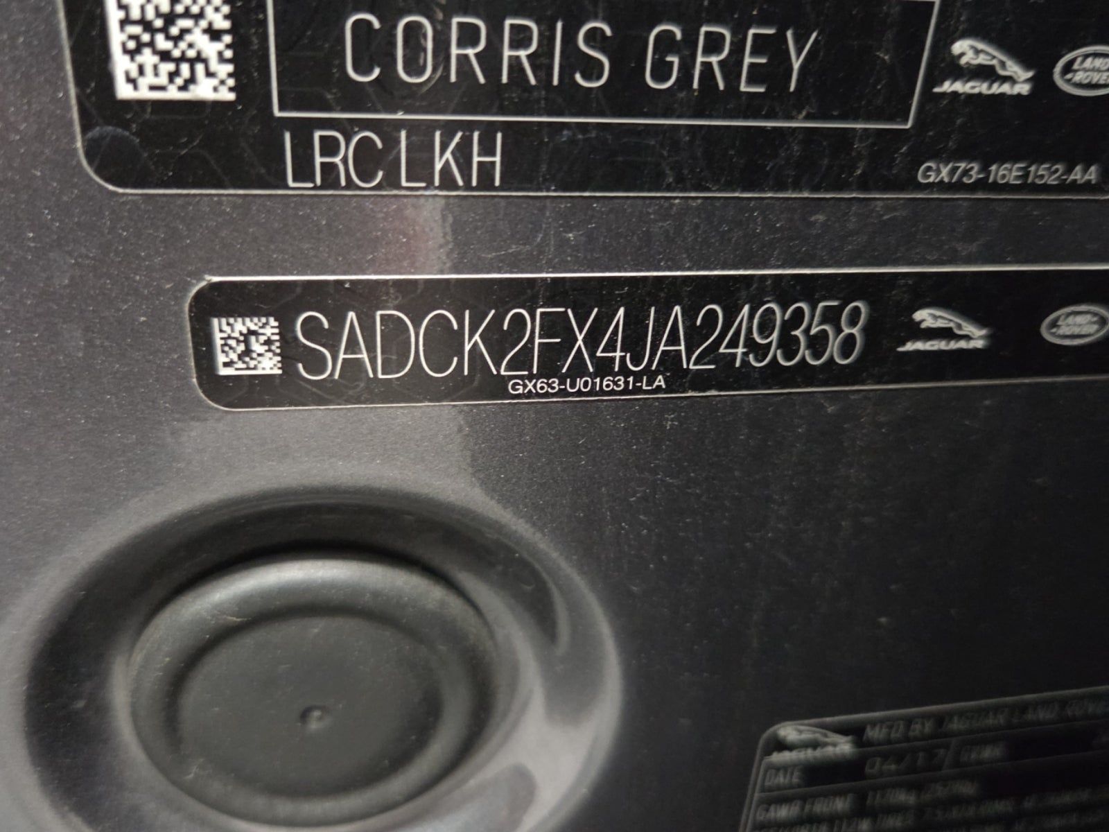 2018 Jaguar F-PACE 25t Prestige AWD