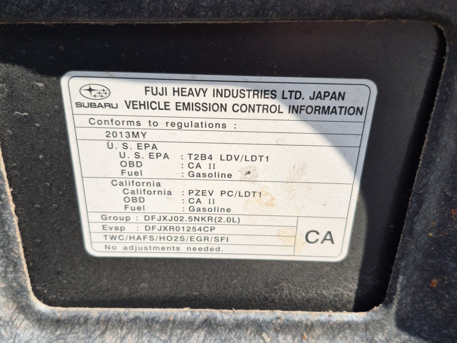 2013 Subaru Impreza 2.0i Limited AWD