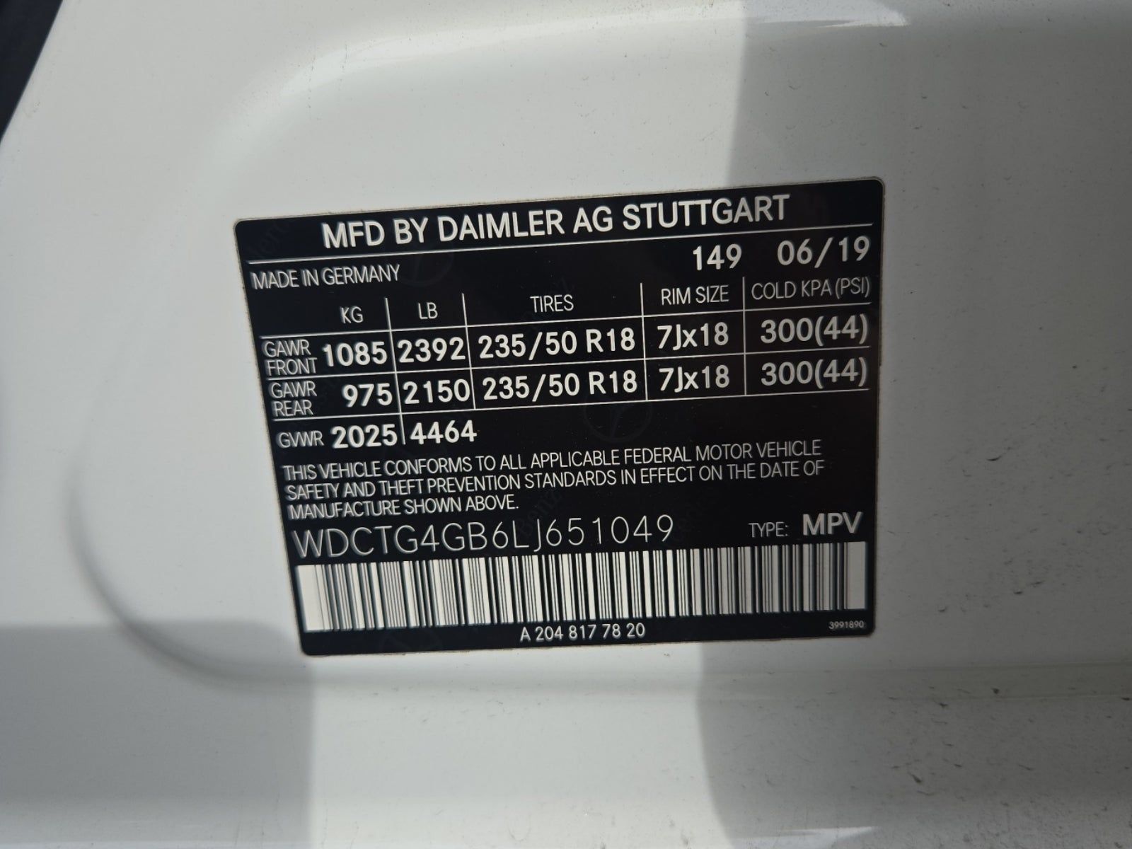 2020 Mercedes-Benz GLA GLA 250 AWD