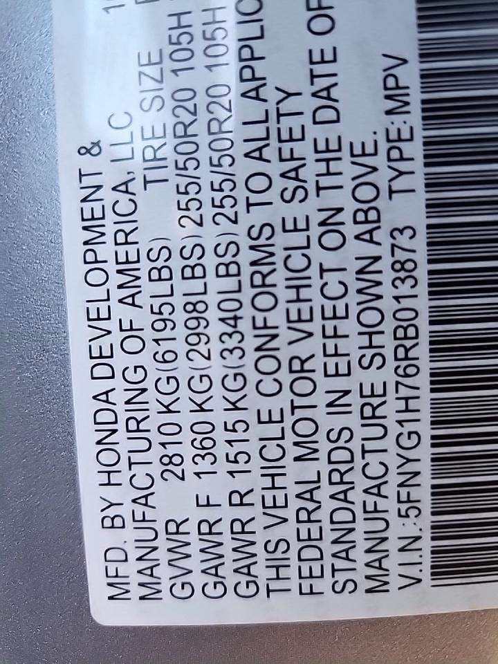 2024 Honda Pilot Touring AWD