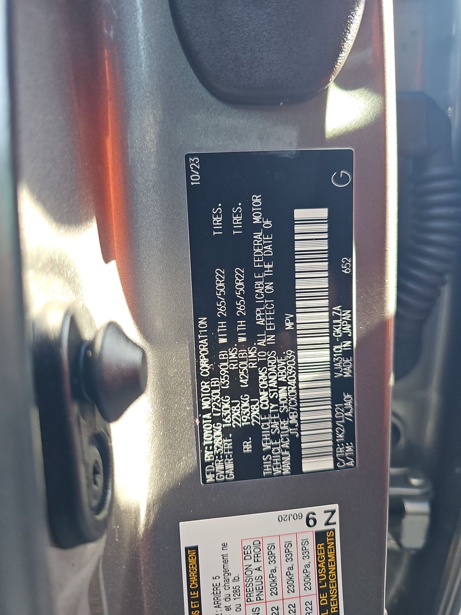 2024 Lexus LX LX 600 F SPORT AWD