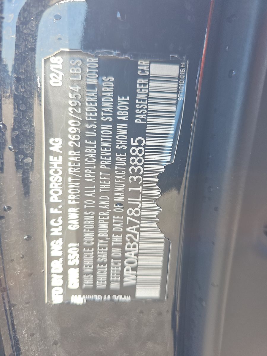 2018 Porsche Panamera 4S AWD