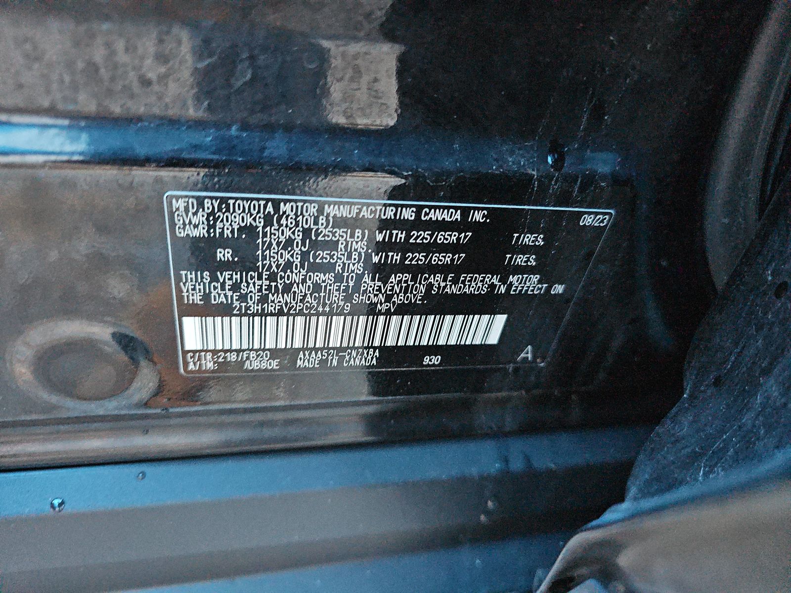 2023 Toyota RAV4 LE FWD