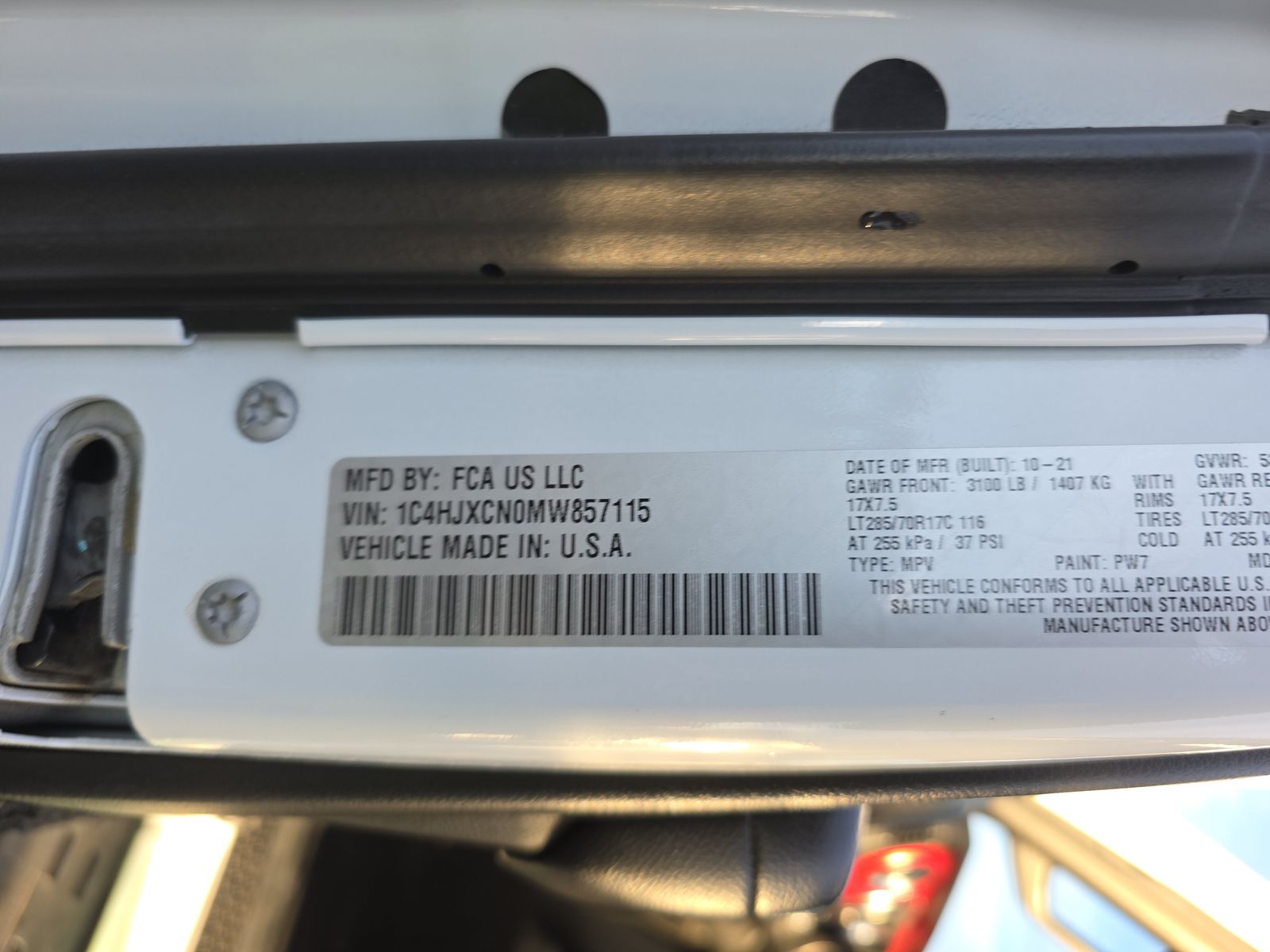 2021 Jeep Wrangler Rubicon AWD