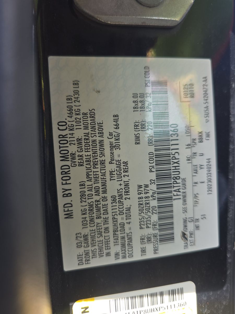 2023 Ford Mustang EcoBoost Premium RWD