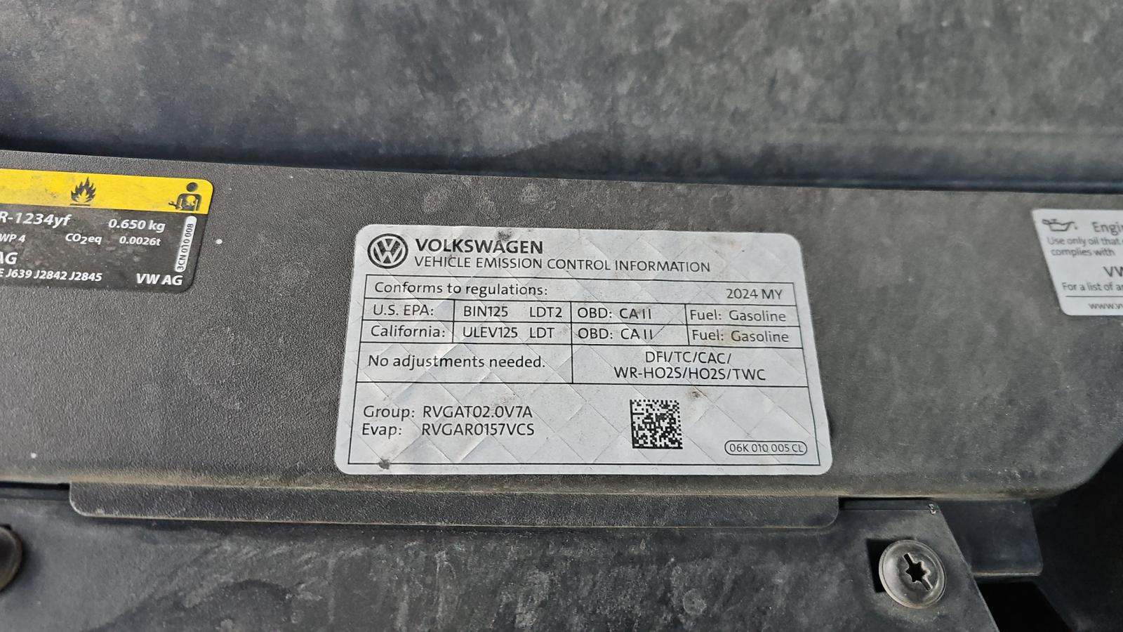 2024 Volkswagen Atlas 2.0T SE AWD