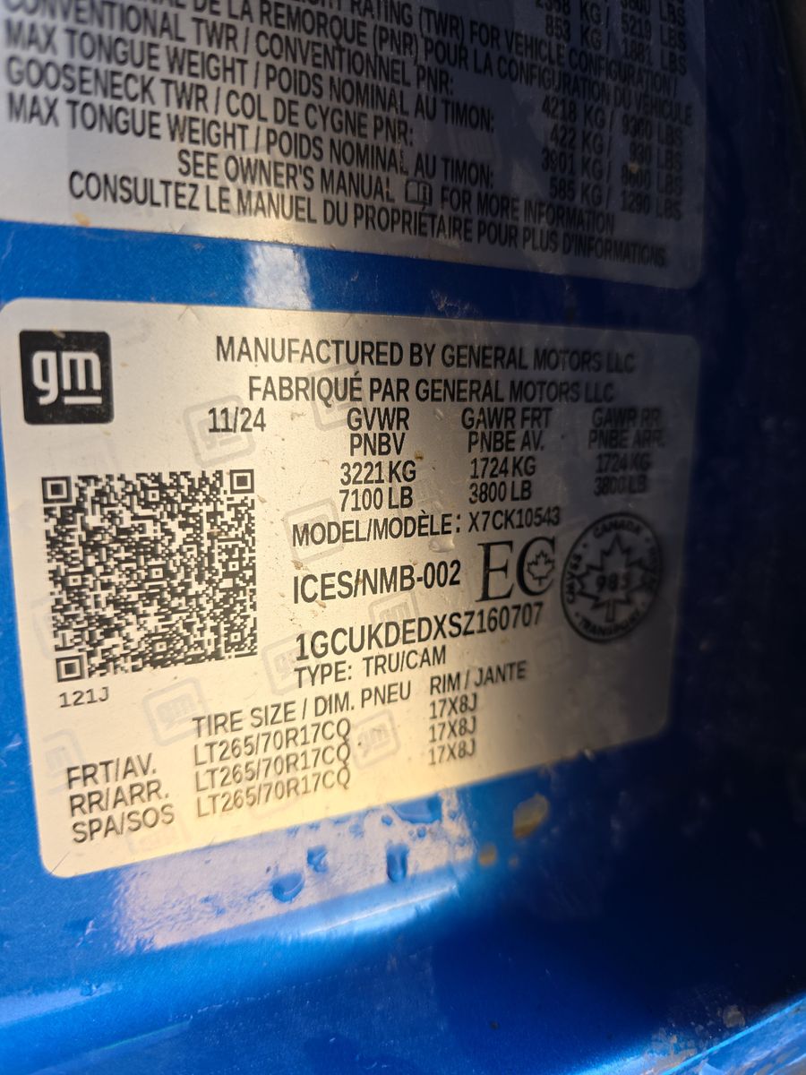 2025 Chevrolet Silverado 1500 LT AWD