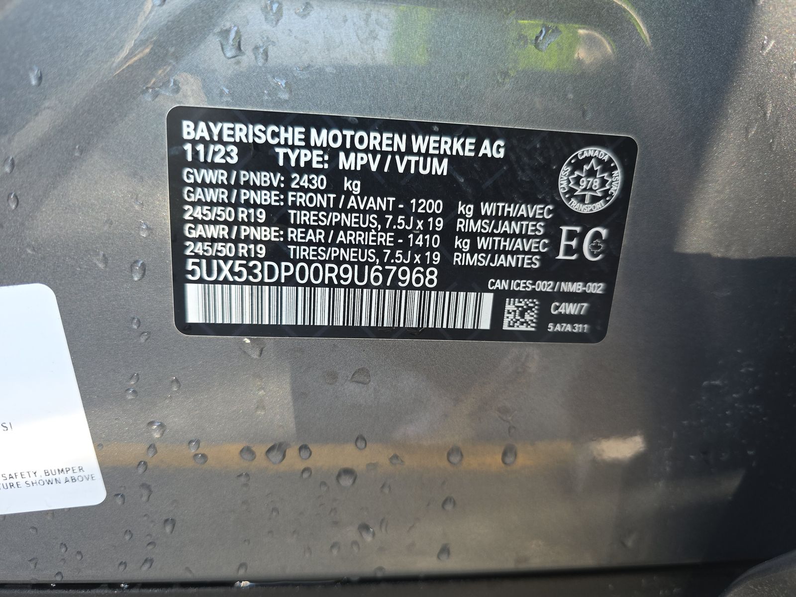 2024 BMW X3 xDrive30i AWD