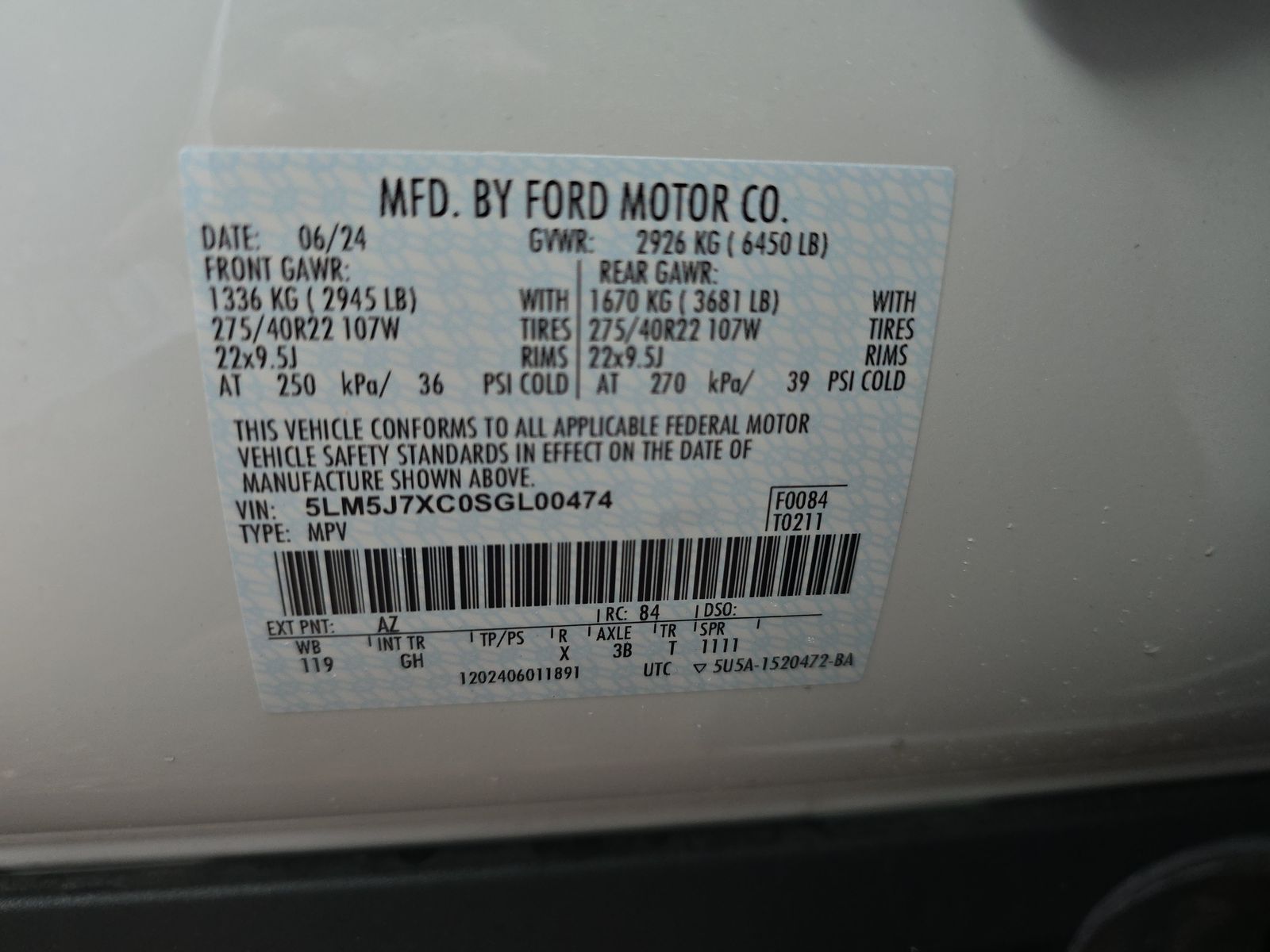 2025 Lincoln Aviator Reserve AWD