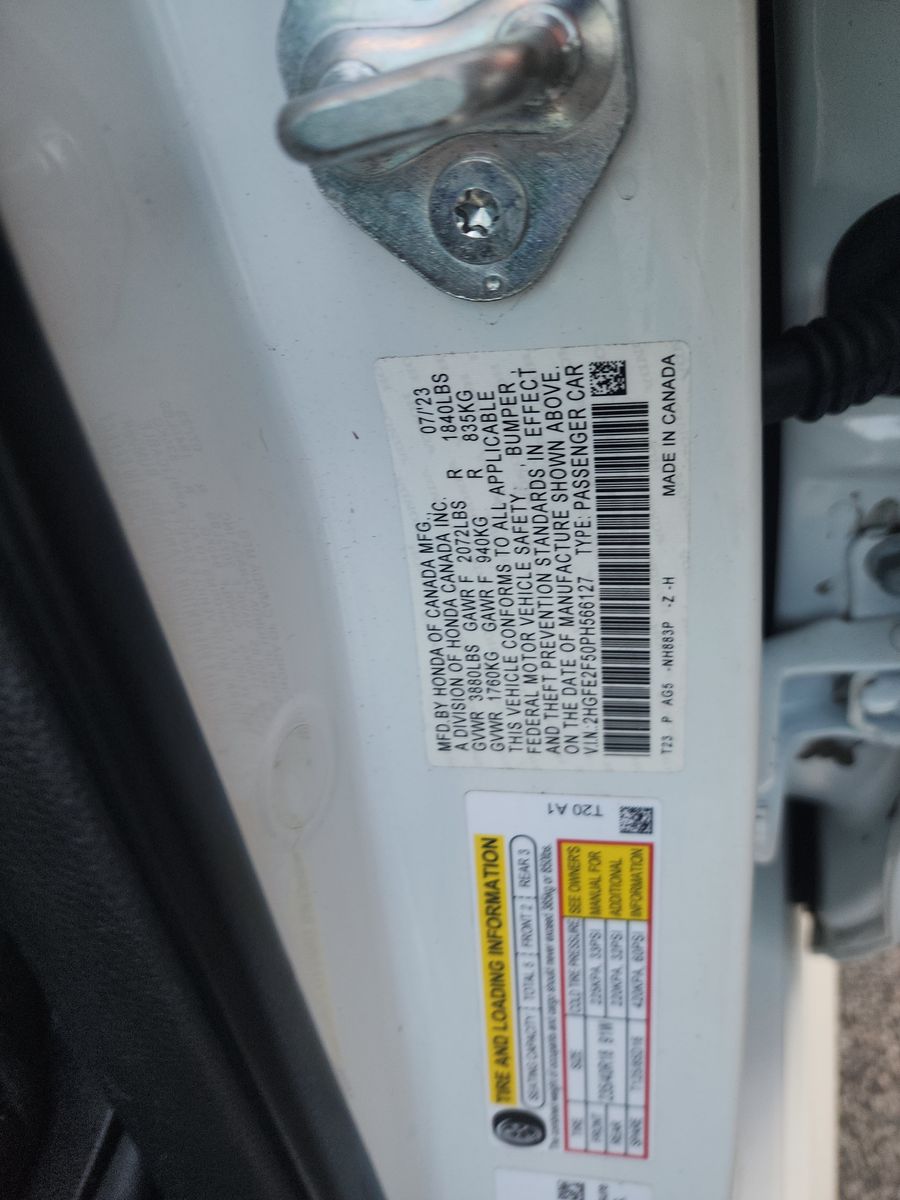 2023 Honda Civic Sport FWD