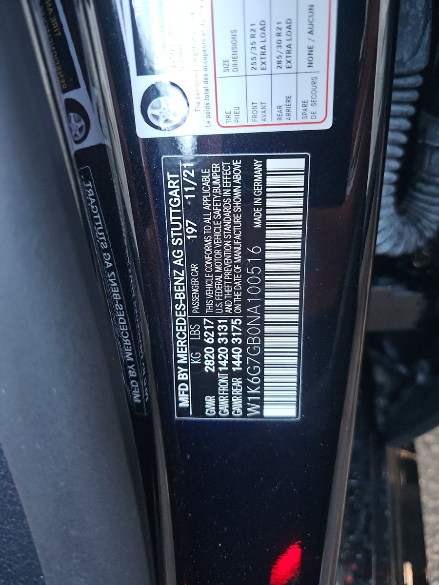 2022 Mercedes-Benz S-Class S 580 AWD