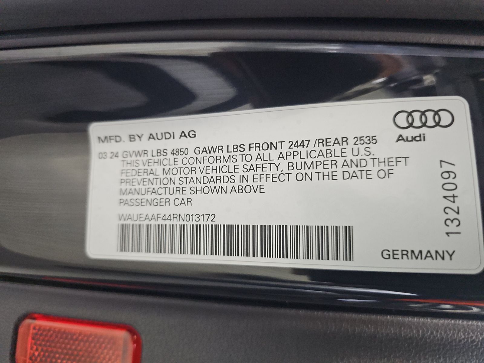2024 Audi A4 S line Premium Plus AWD