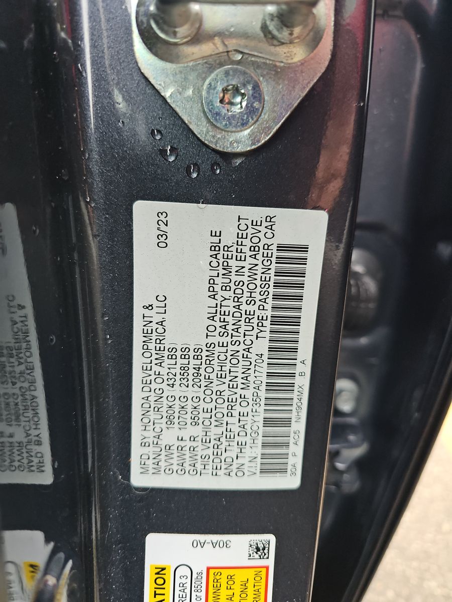 2023 Honda Accord EX FWD