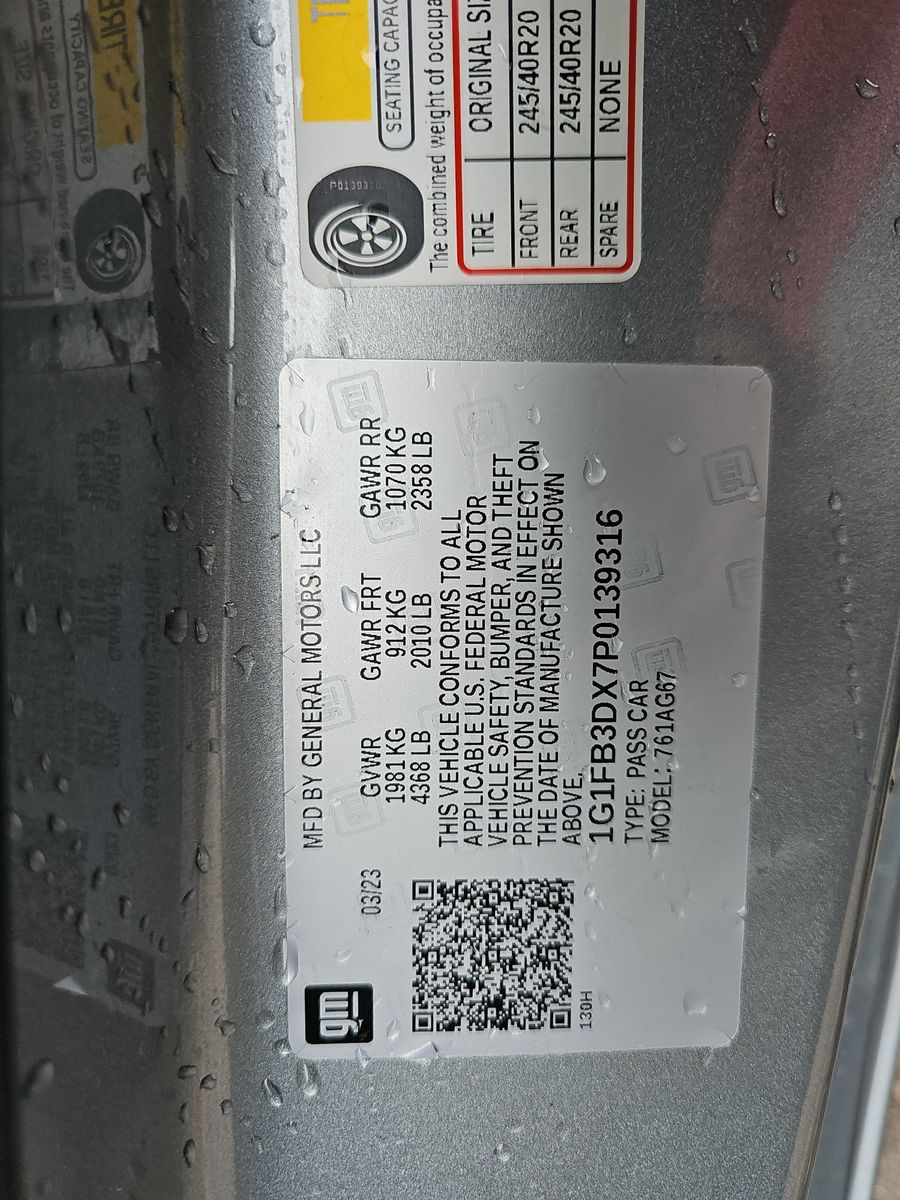 2023 Chevrolet Camaro 1LT RWD