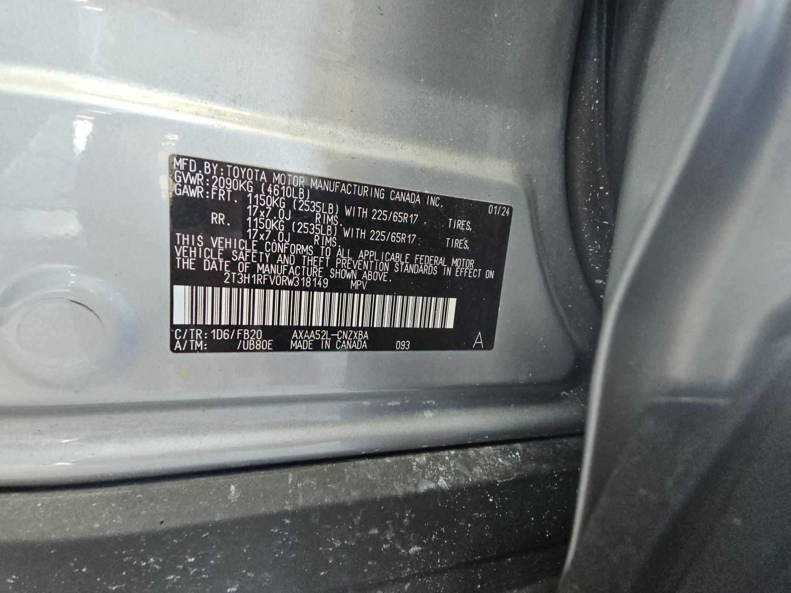 2024 Toyota RAV4 LE FWD