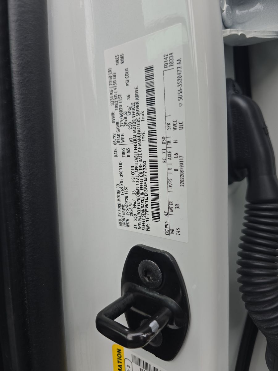 2022 Ford F-150 Hybrid Platinum AWD