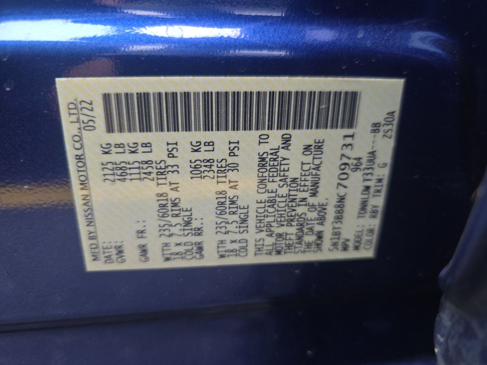 2022 Nissan Rogue SV AWD