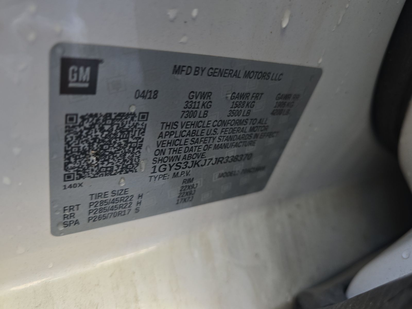 2018 Cadillac Escalade ESV Premium Luxury RWD