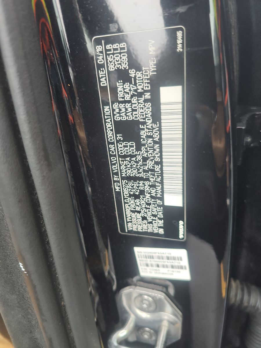 2018 Volvo XC90 Plug-In Hybrid T8 Inscription AWD