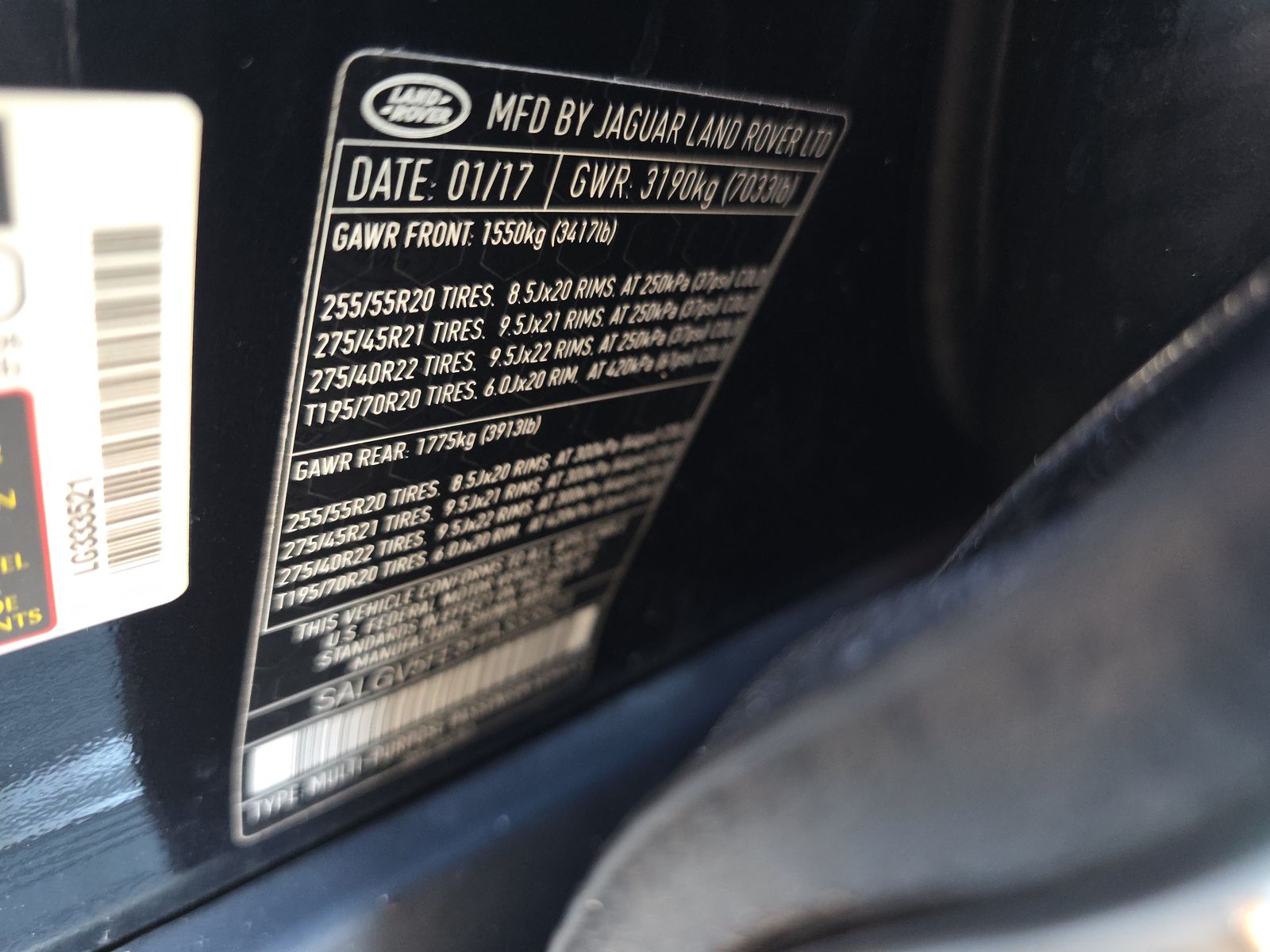 2017 Land Rover Range Rover Autobiography LWB AWD