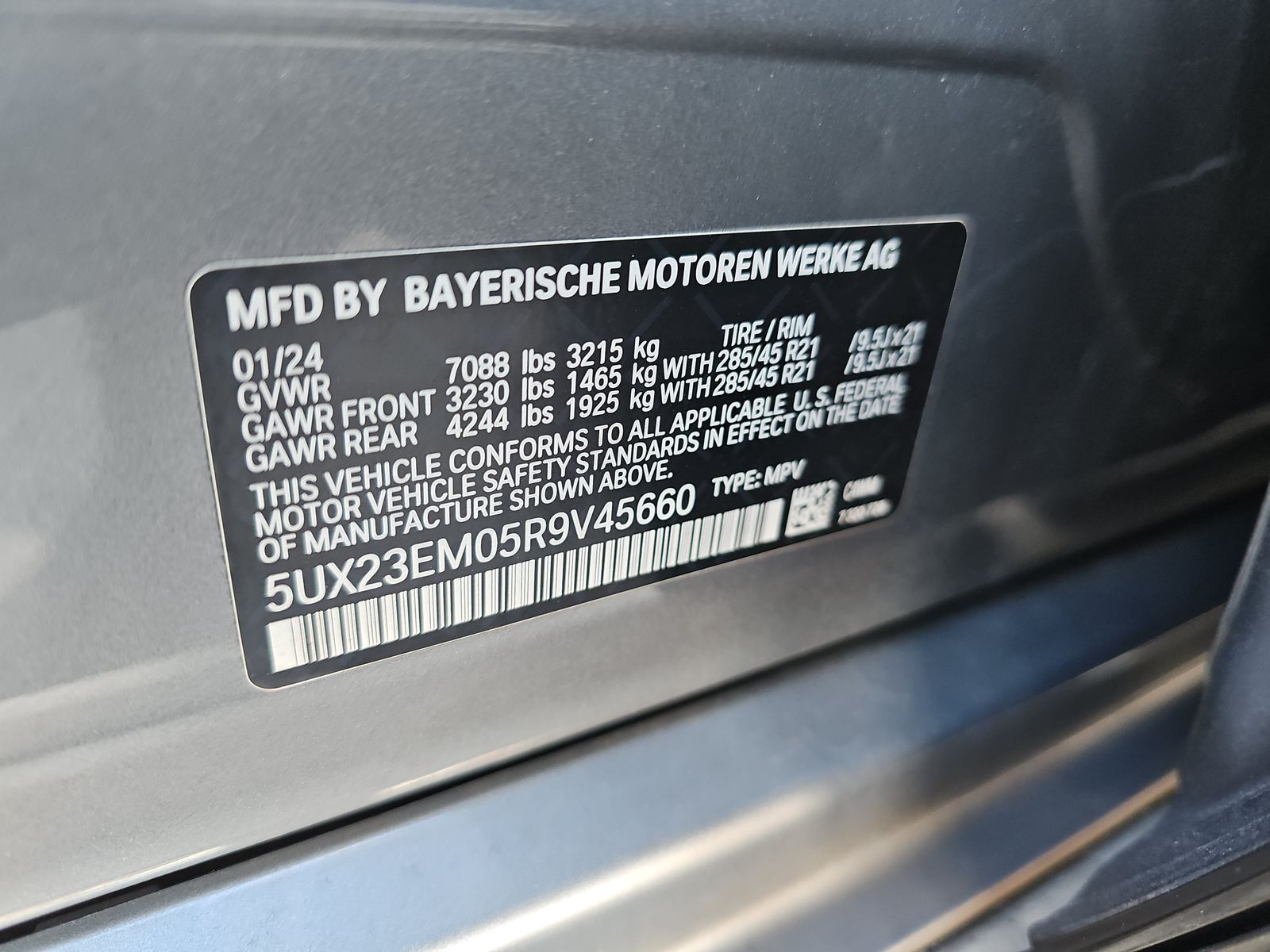 2024 BMW X7 xDrive40i AWD