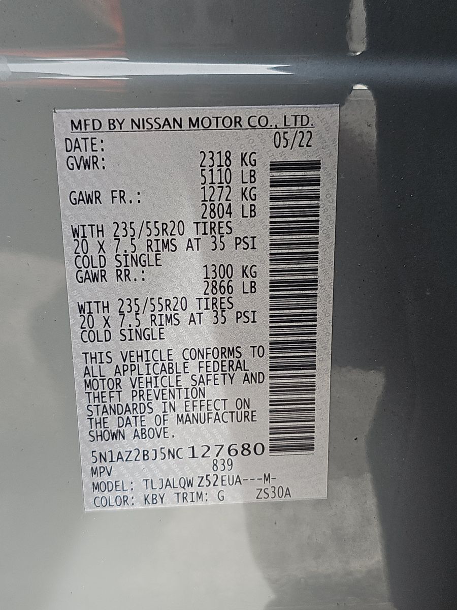 2022 Nissan Murano SV FWD