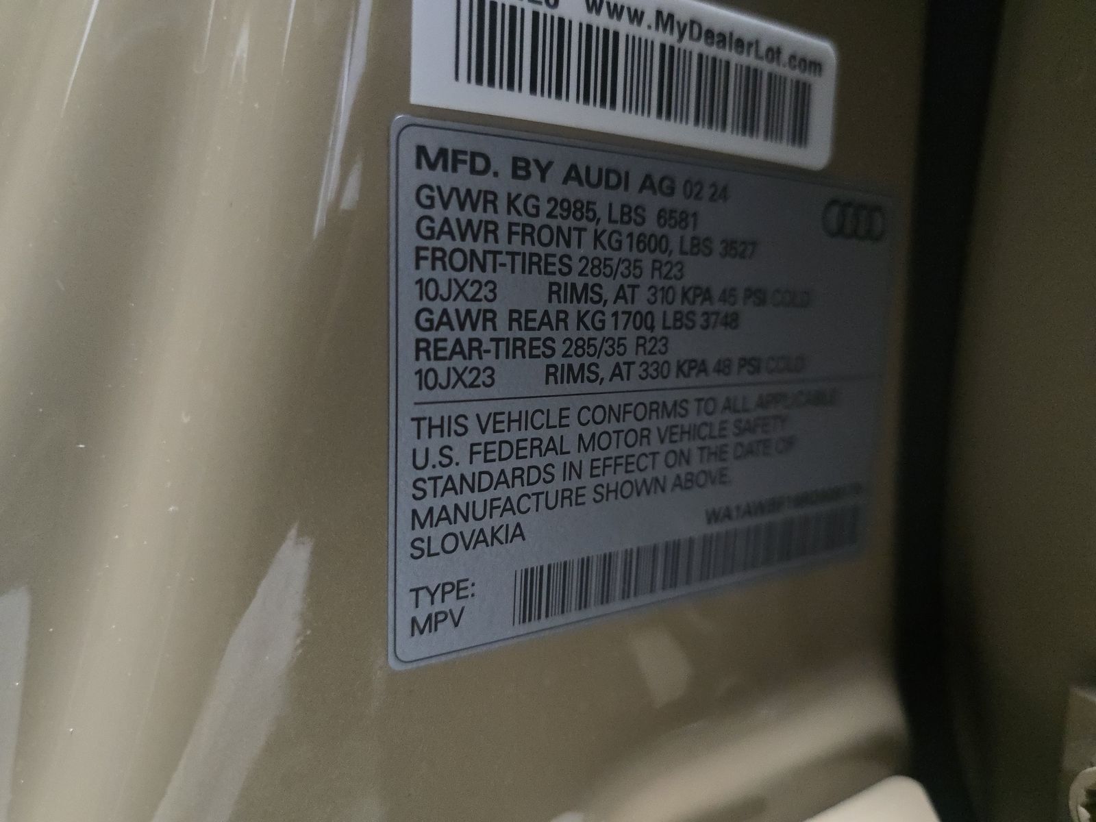 2024 Audi SQ8 Premium Plus AWD