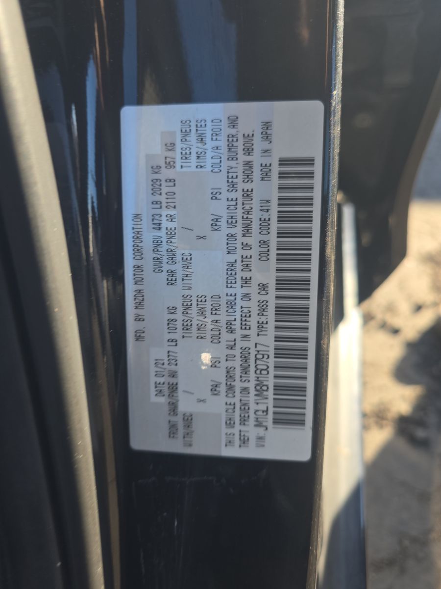 2021 MAZDA MAZDA6 Touring FWD