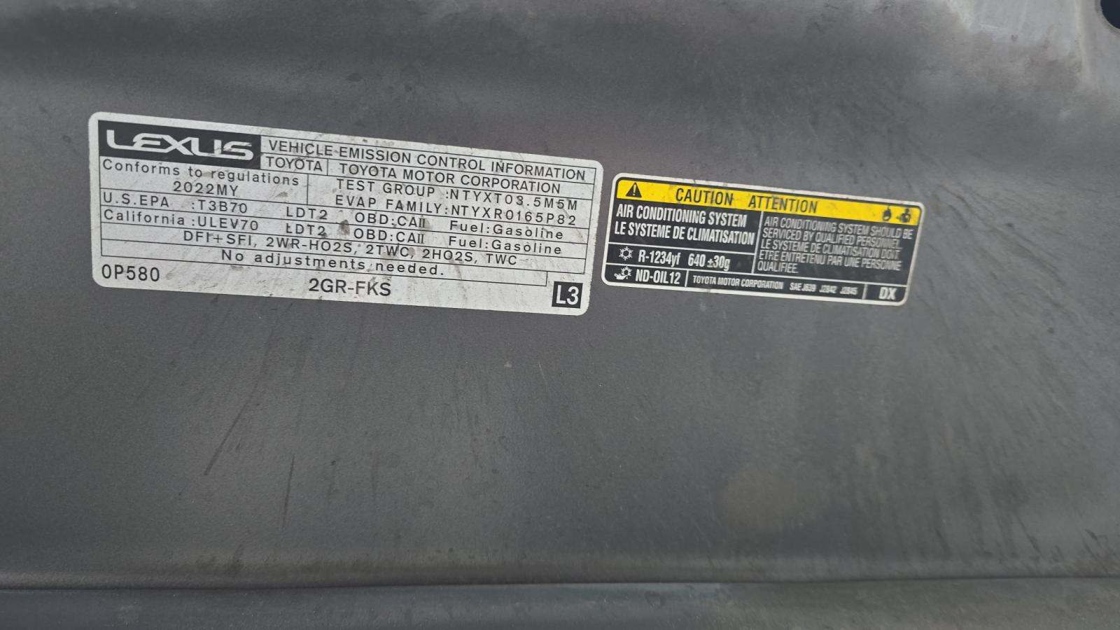 2022 Lexus RX RX 350 FWD