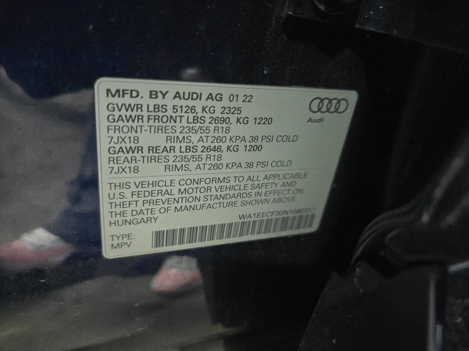 2022 Audi Q3 2.0T S line Premium Plus AWD