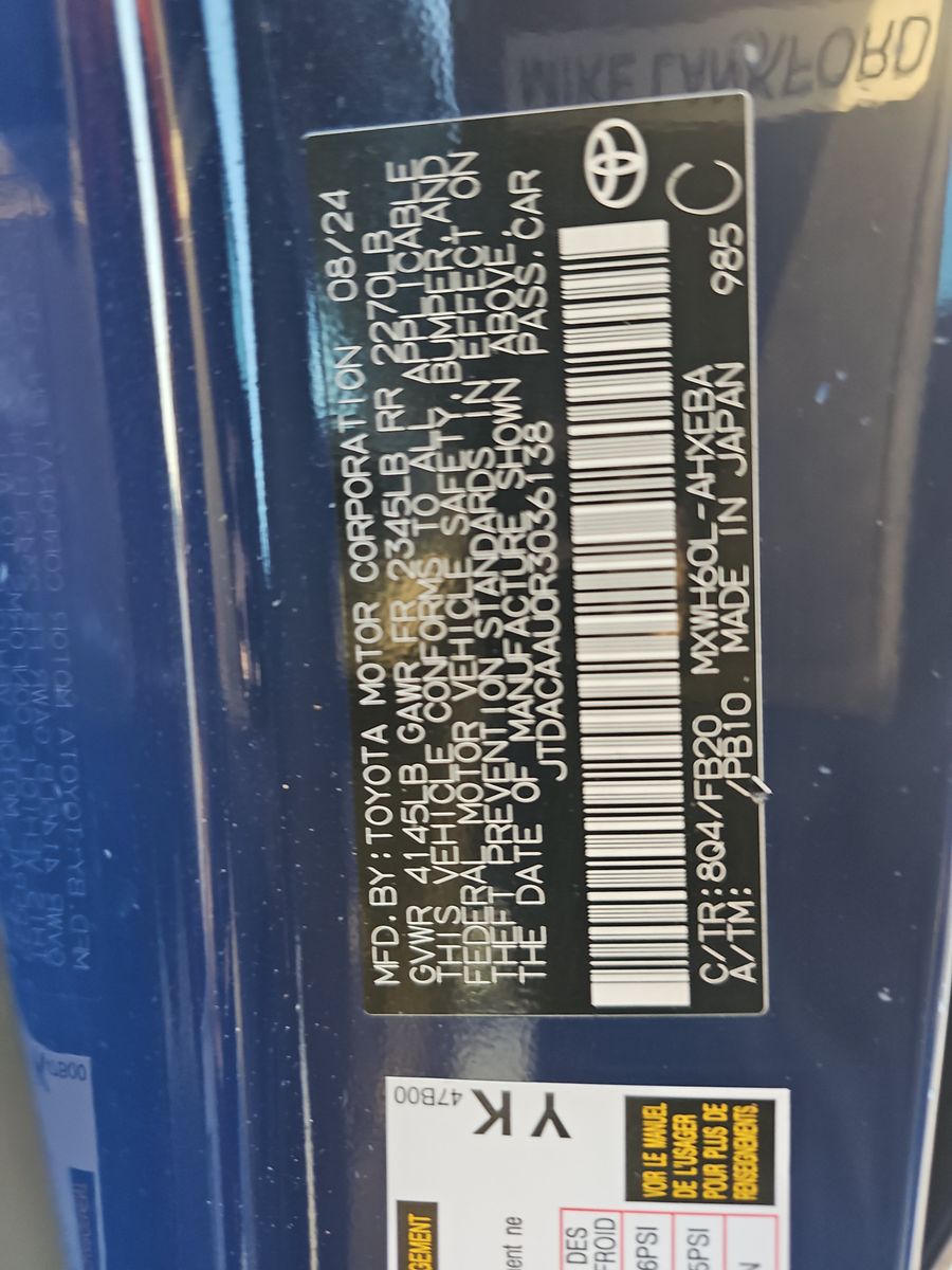 2024 Toyota Prius LE FWD