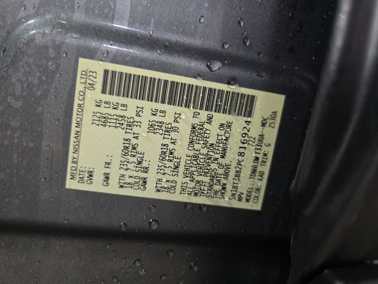 2023 Nissan Rogue SV AWD