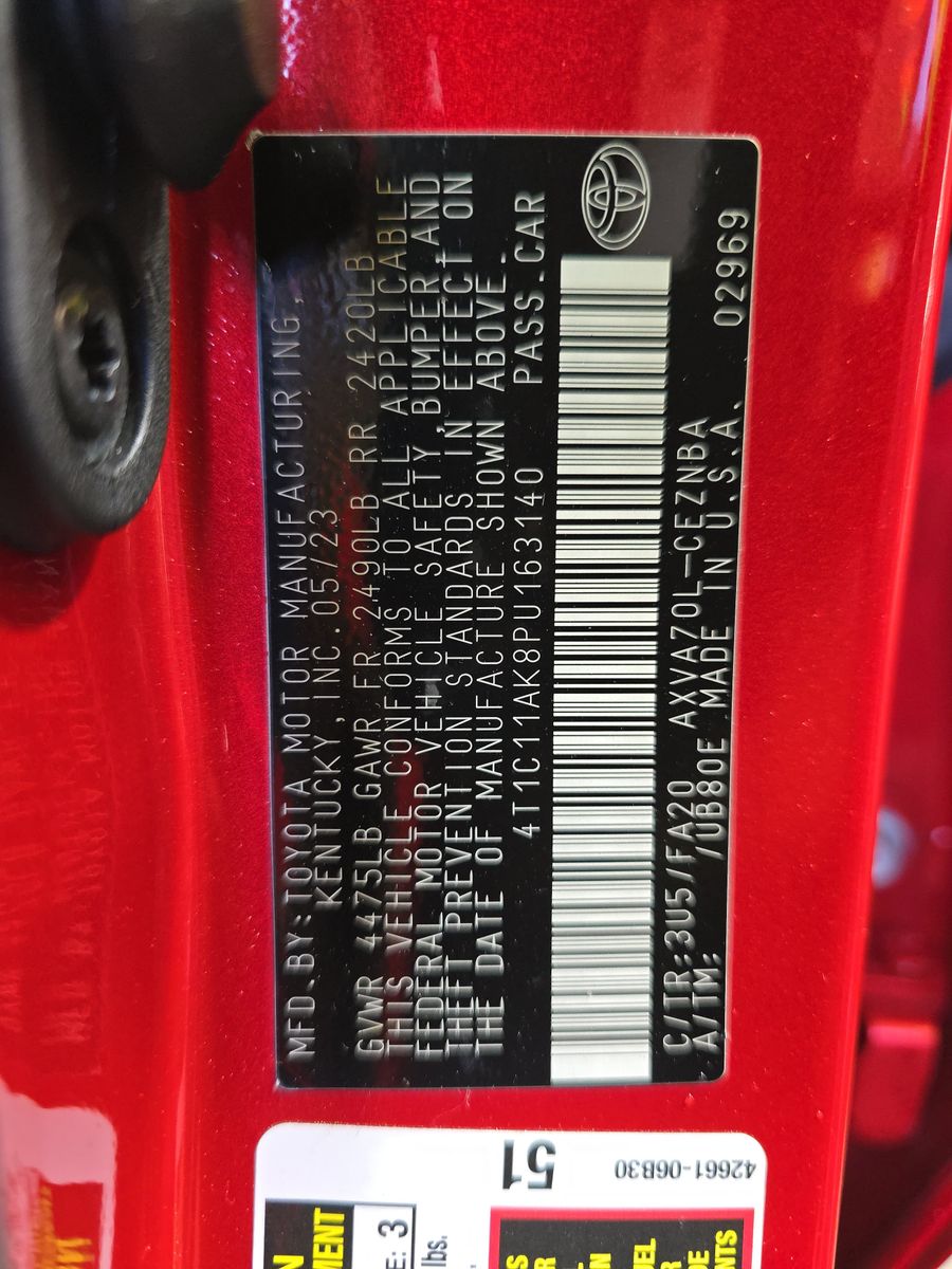 2023 Toyota Camry LE FWD