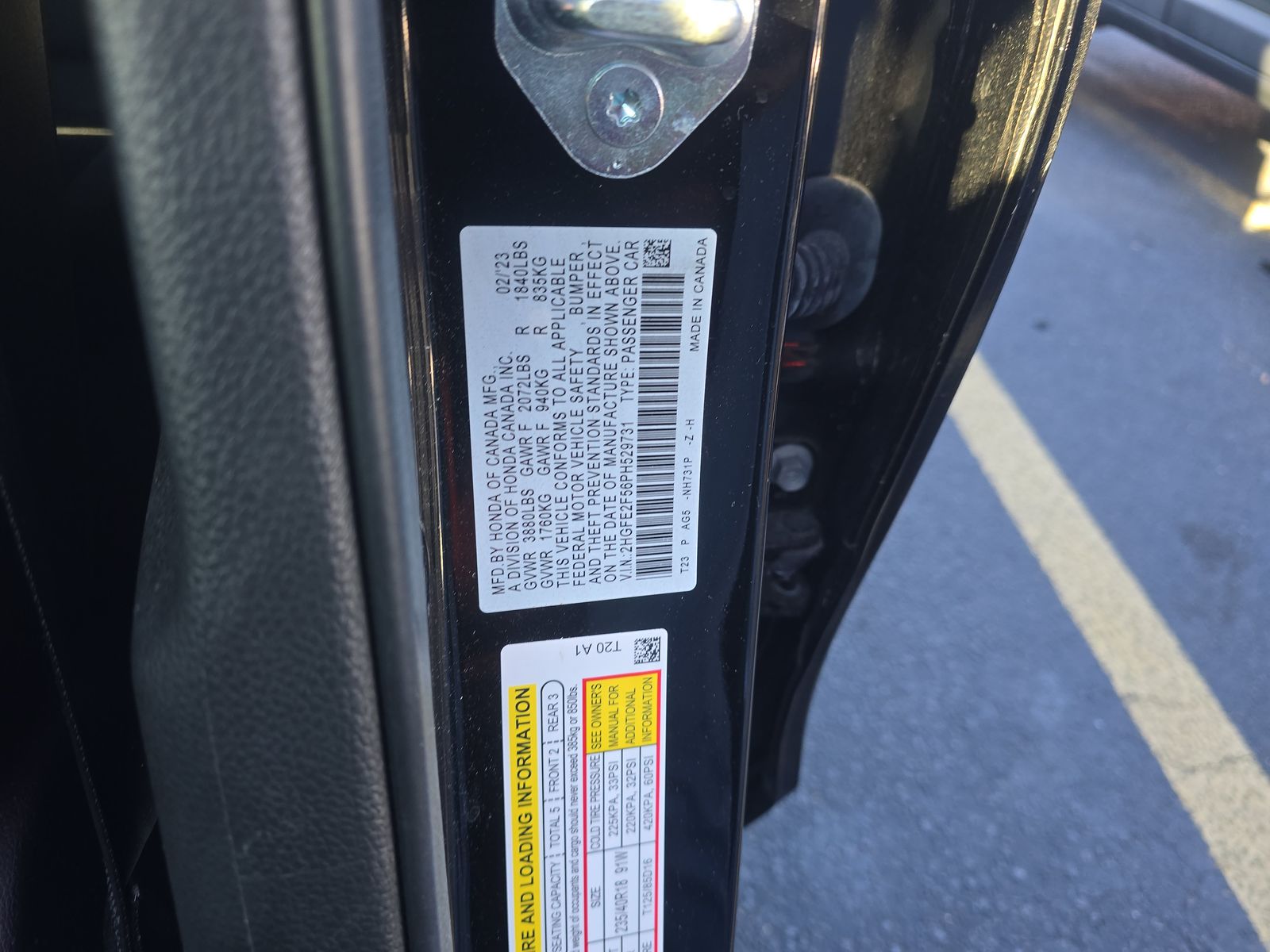 2023 Honda Civic Sport FWD