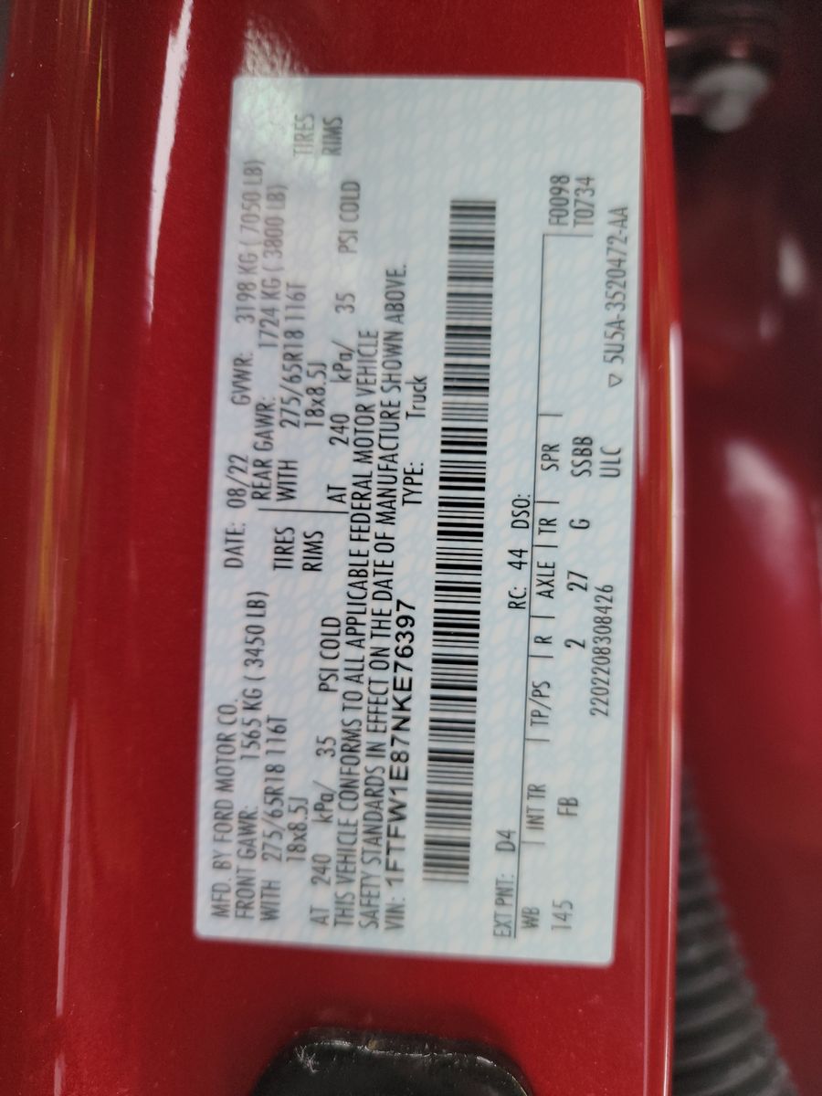 2022 Ford F-150 XLT AWD