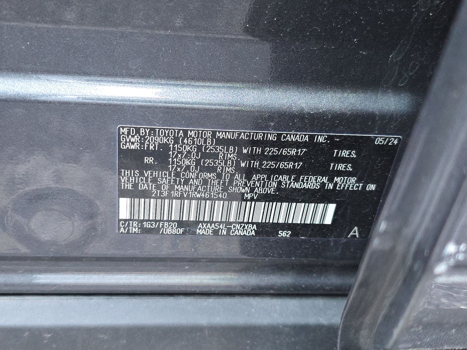 2024 Toyota RAV4 LE AWD