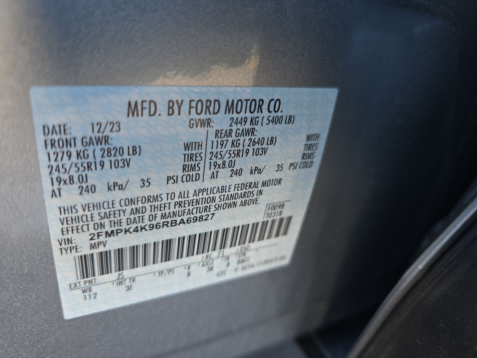 2024 Ford Edge Titanium AWD