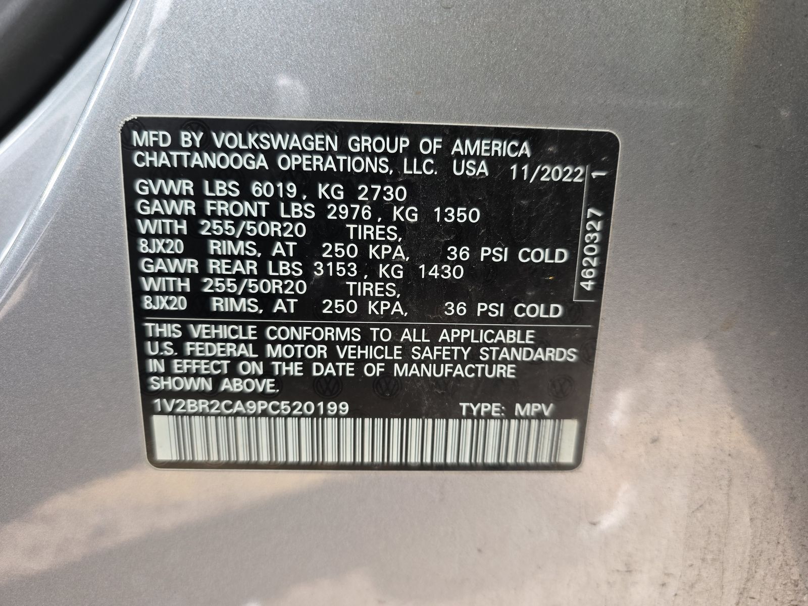 2023 Volkswagen Atlas 3.6L SEL AWD