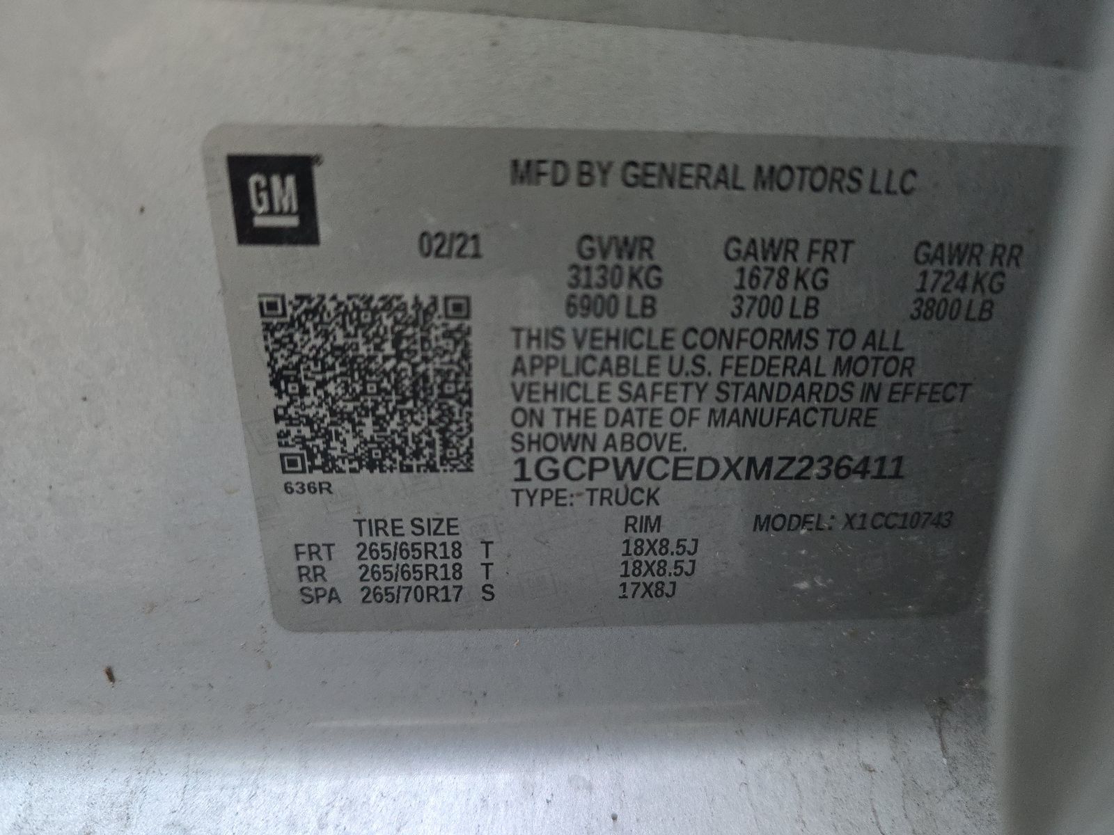 2021 Chevrolet Silverado 1500 LT RWD