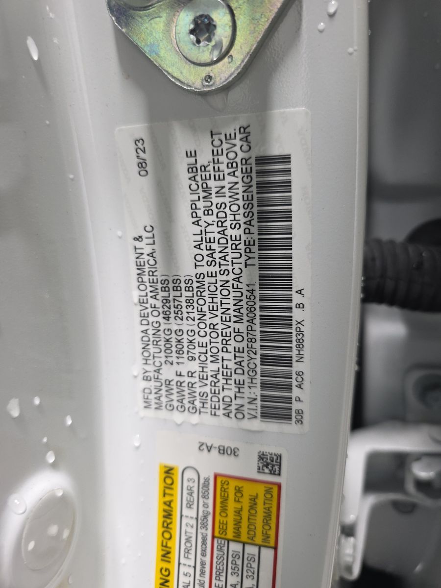 2023 Honda Accord Hybrid Touring FWD