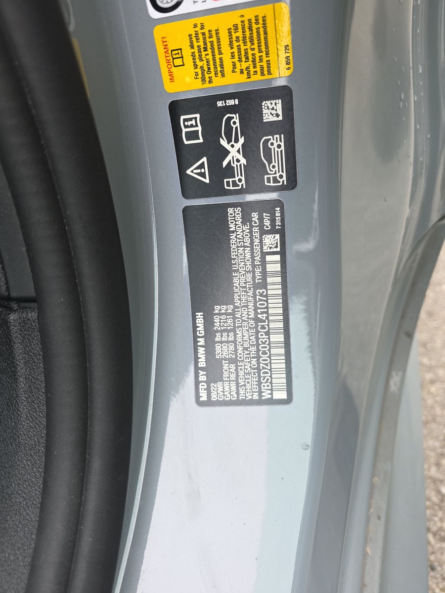 2023 BMW M8 Competition AWD