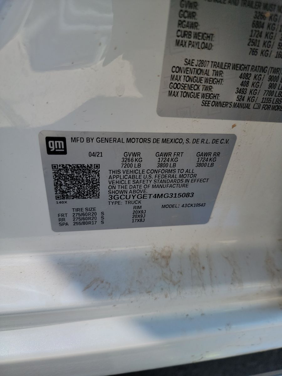 2021 Chevrolet Silverado 1500 LTZ AWD