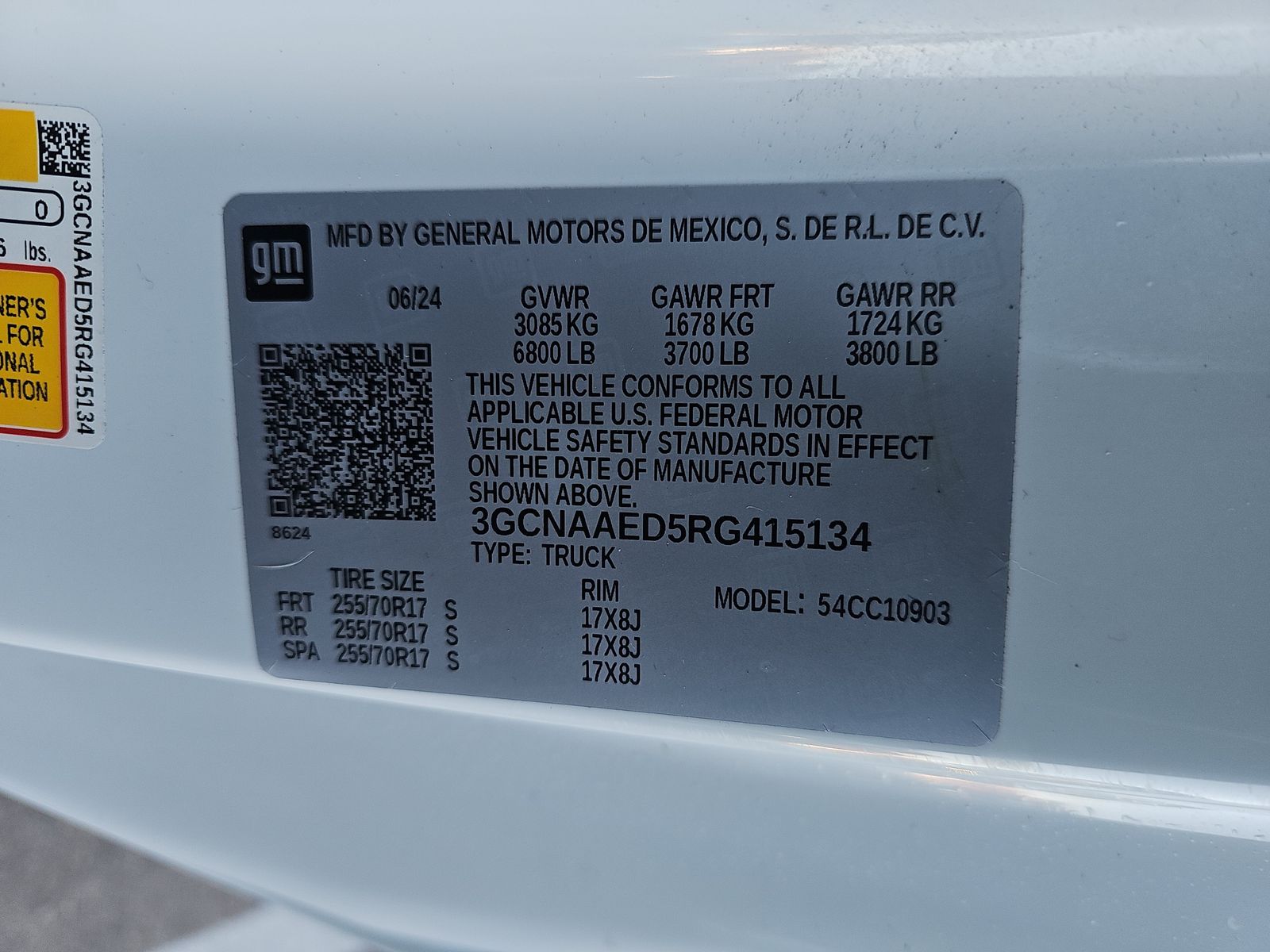 2024 Chevrolet Silverado 1500 Work Truck RWD