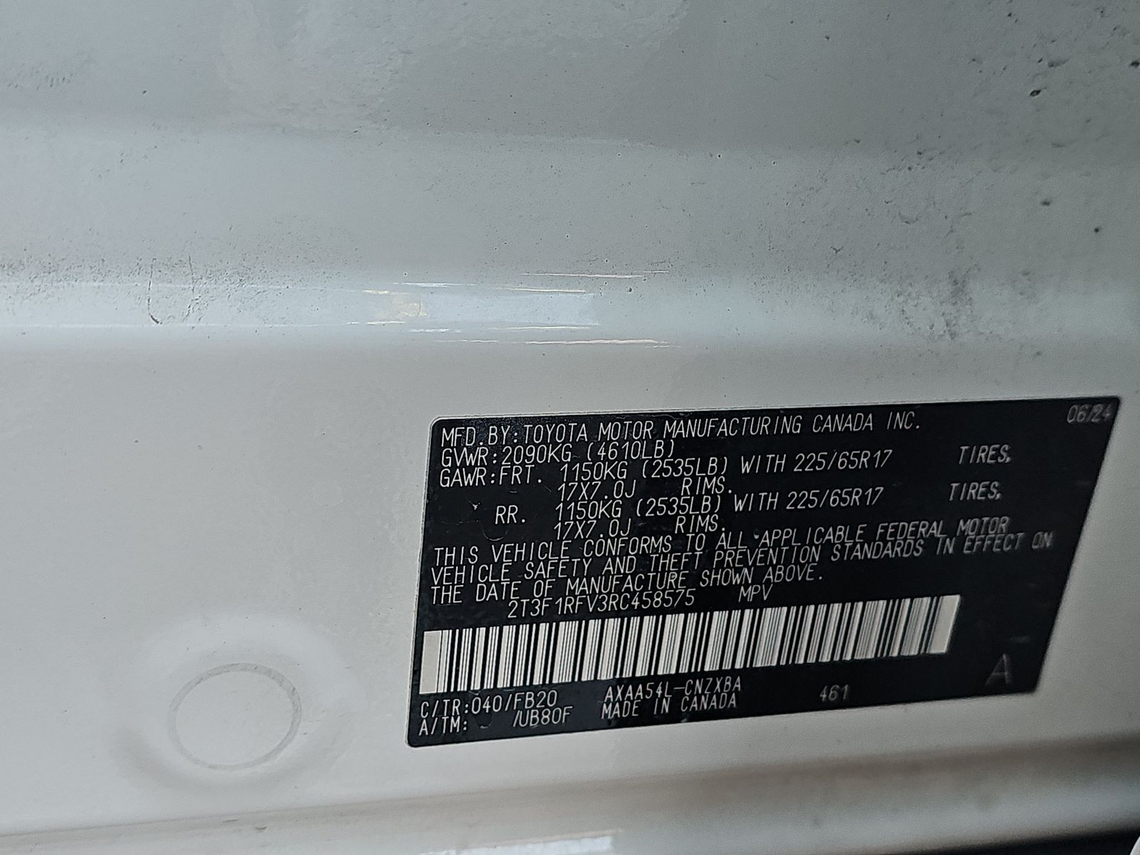 2024 Toyota RAV4 LE AWD