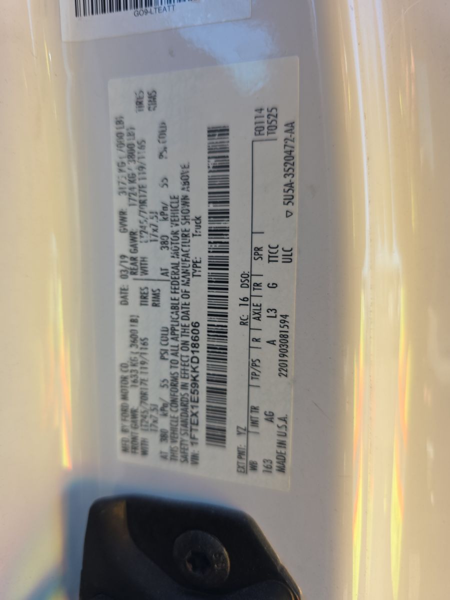 2019 Ford F-150 XL AWD