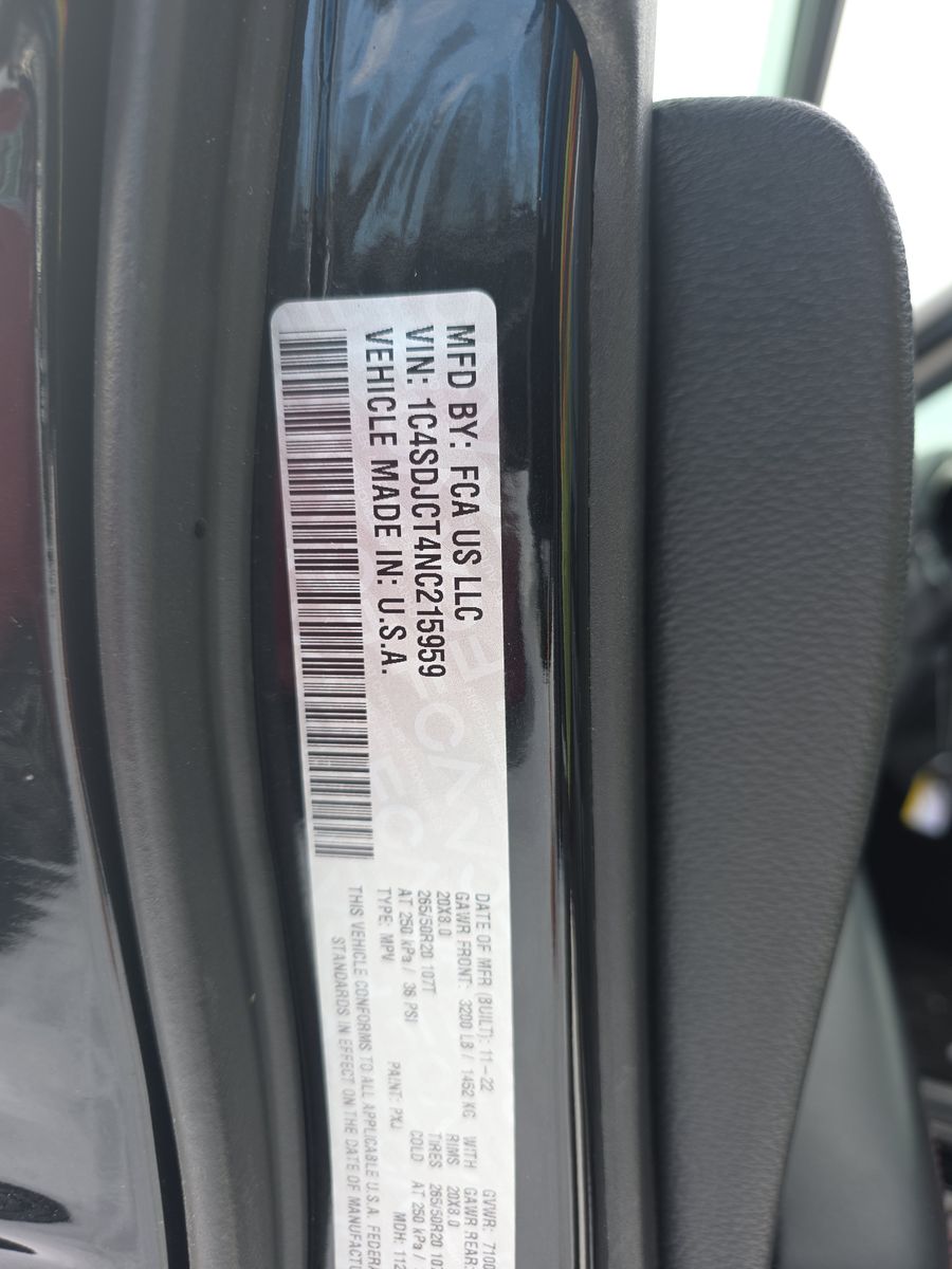 2022 Dodge Durango R/T AWD